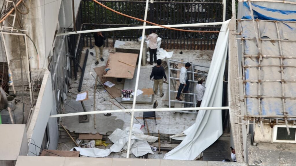 Hammers, broken walls and torn clothes at Mumbai’s Habitat after Kunal Kamra show | In pics