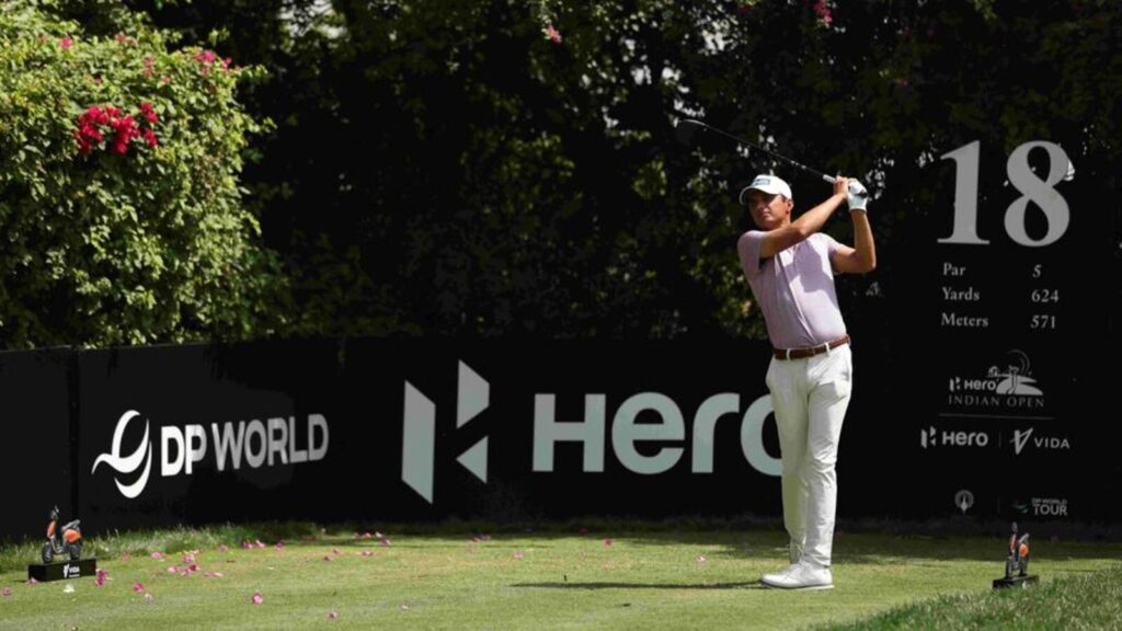 Hero Indian Open: Ajeetesh one shot off three-way Round 1 lead