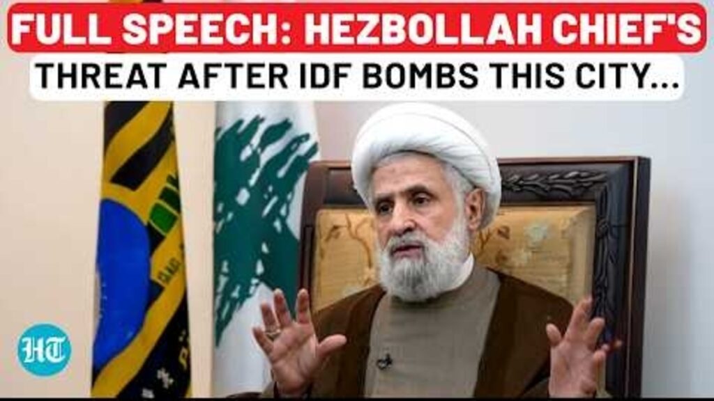 Hezbollah Chief Appears On TV With Threat After IDF’s 1st Bombing Of Beirut Since…| Israel In Panic?