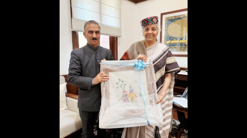 Himachal CM Sukhu calls on Sitharaman