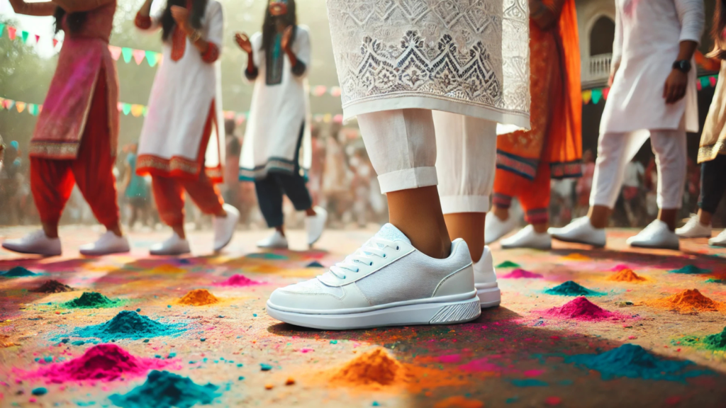 Holi 2025: Ditch the heels, embrace comfort! Explore the perfect white sneakers to make your white kurti look stand out | Fashion Trends