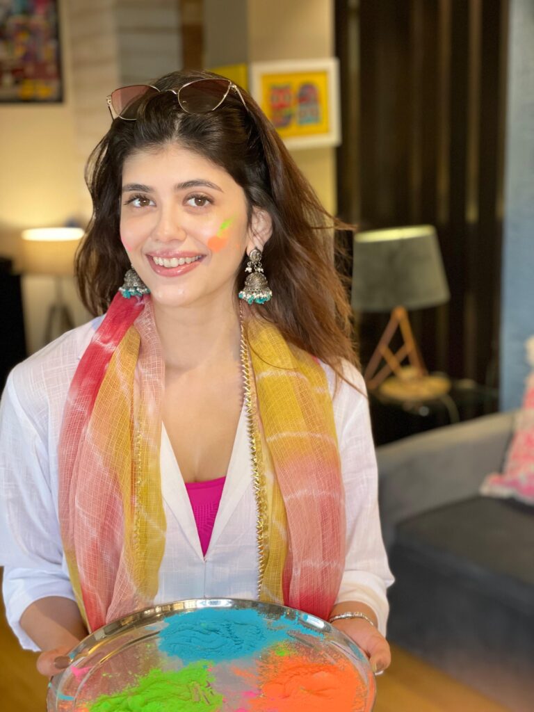 Holi 2025 | Sanjana Sanghi: Looking forward to a house full of guests, playing with colours, dancing to Bollywood songs
