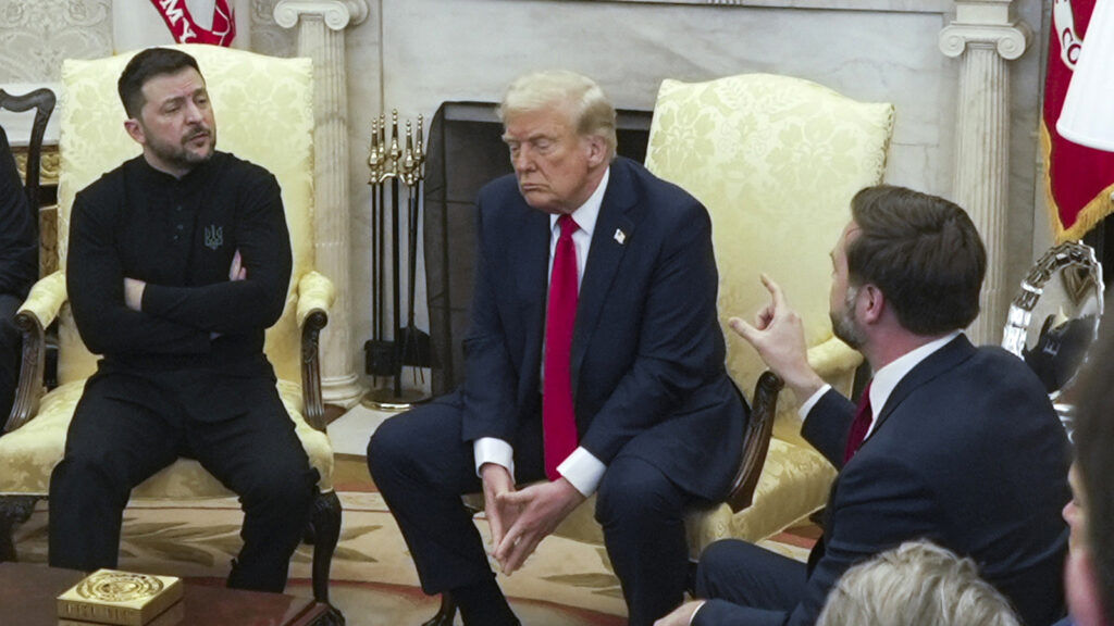 How officials are reacting to Trump pausing military aid to Ukraine after Zelensky clash