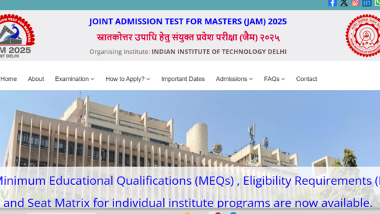 IIT JAM Result 2025 Live: JAM results declared at jam2025.iitd.ac.in, check marks through direct link here