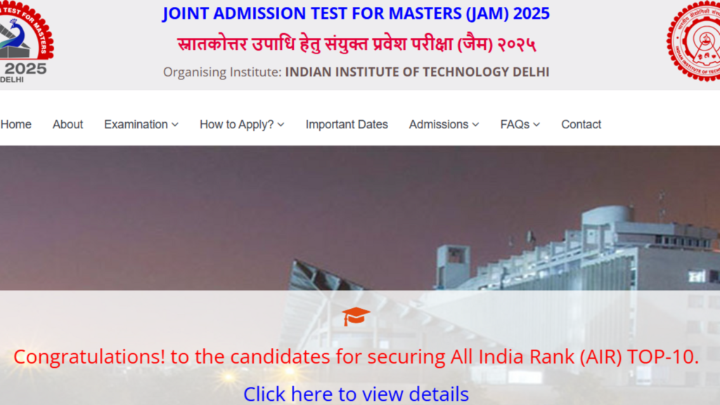 IIT JAM Scorecards 2025 releasing on March 24 at jam2025.iitd.ac.in, here’s how to download when out