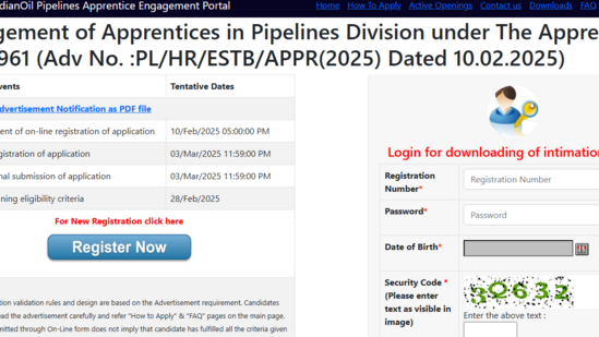 IOCL Apprentice Recruitment 2025: Registration window for 457 posts closes tomorrow at iocl.com, apply here