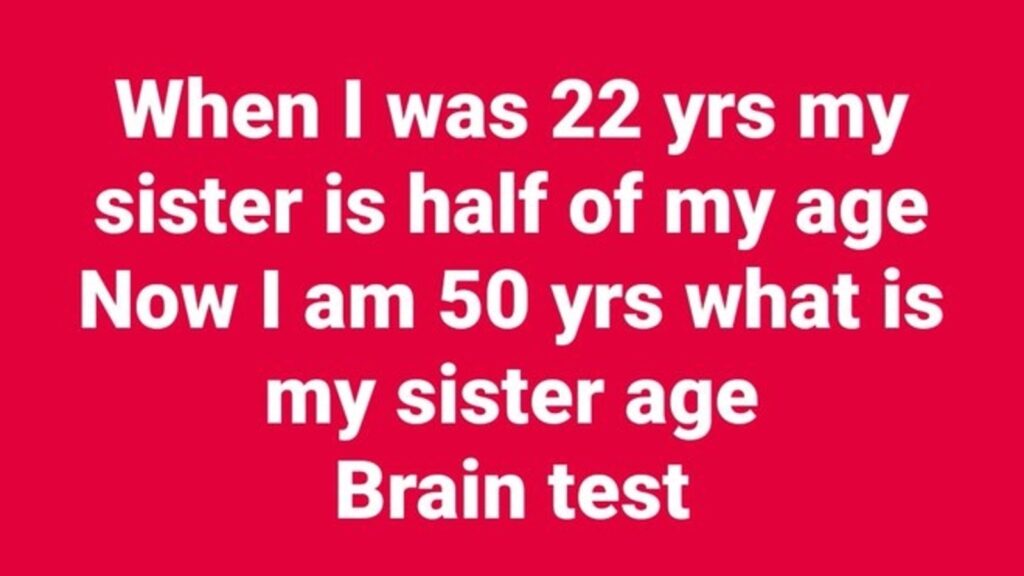 If you solve this tricky age puzzle in 10 seconds your IQ is truly off the charts | Trending