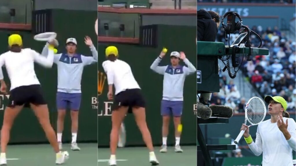 Iga Swiatek scares ball kid in epic meltdown, makes anger known to chair umpire and team during Indian Wells defeat | Tennis News