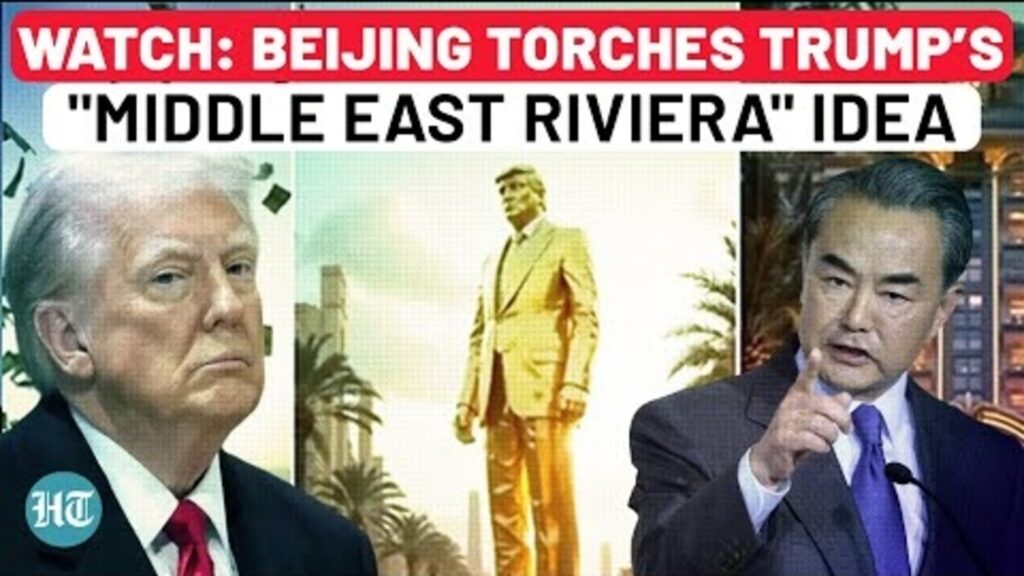 In a Heated Speech, China Delivers Explosive Response to Trump’s Gaza Idea, Says ‘Palestinians…’