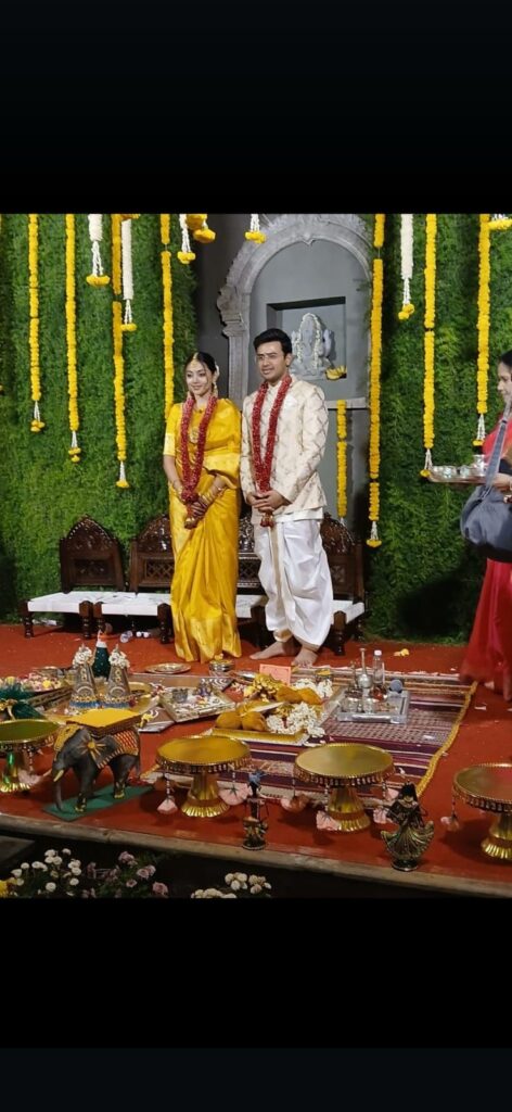 Inside pics from Tejasvi Surya and Sivasri Skandaprasad’s intimate wedding in Bengaluru