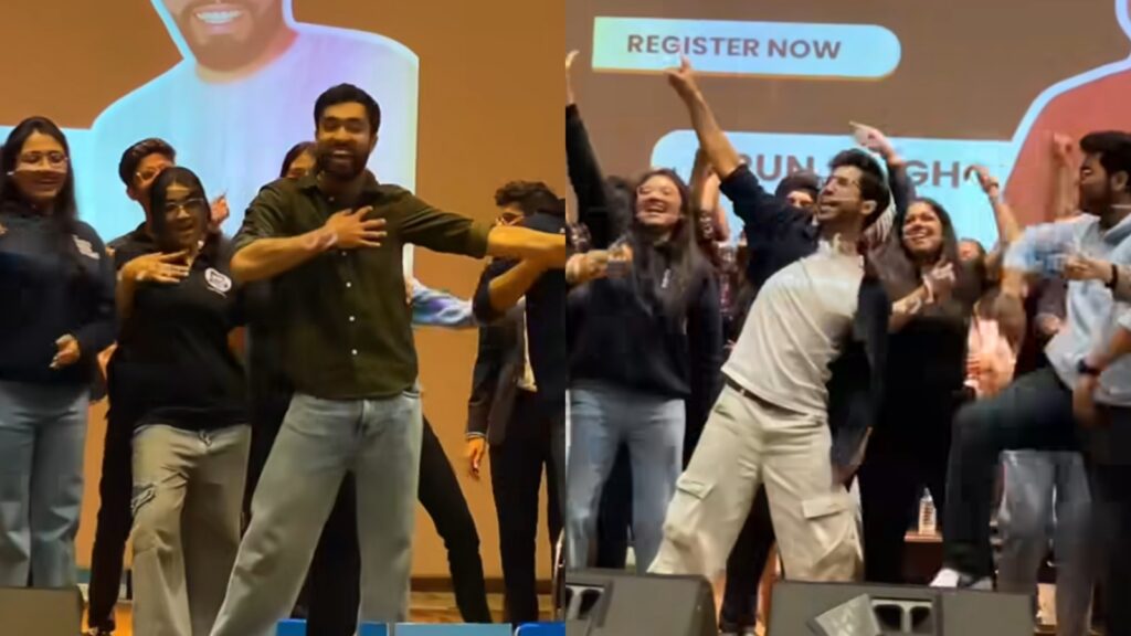 Instagram content creators Yuvraj Dua and Arun Singh at SGGSCC for fest, dance with DU students: WATCH viral video