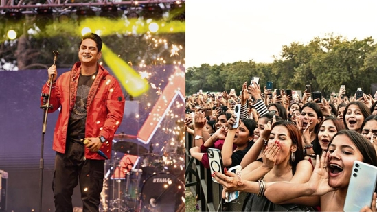 Kamala Nehru College, DU fest: Students go Sau Tarah Ke crazy at Amit Mishra concert during Ullas ’25