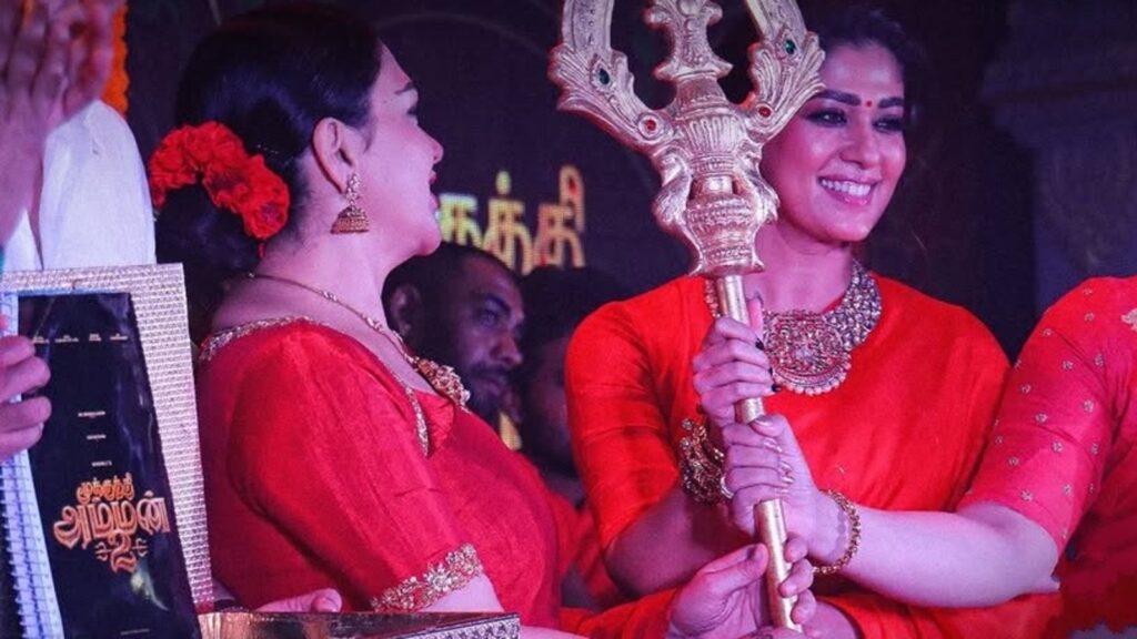 Khushbu Sundar busts rumours of Nayanthara disrupting Mookuthi Amman 2 shoot: ‘Please loosen up, she is professional’