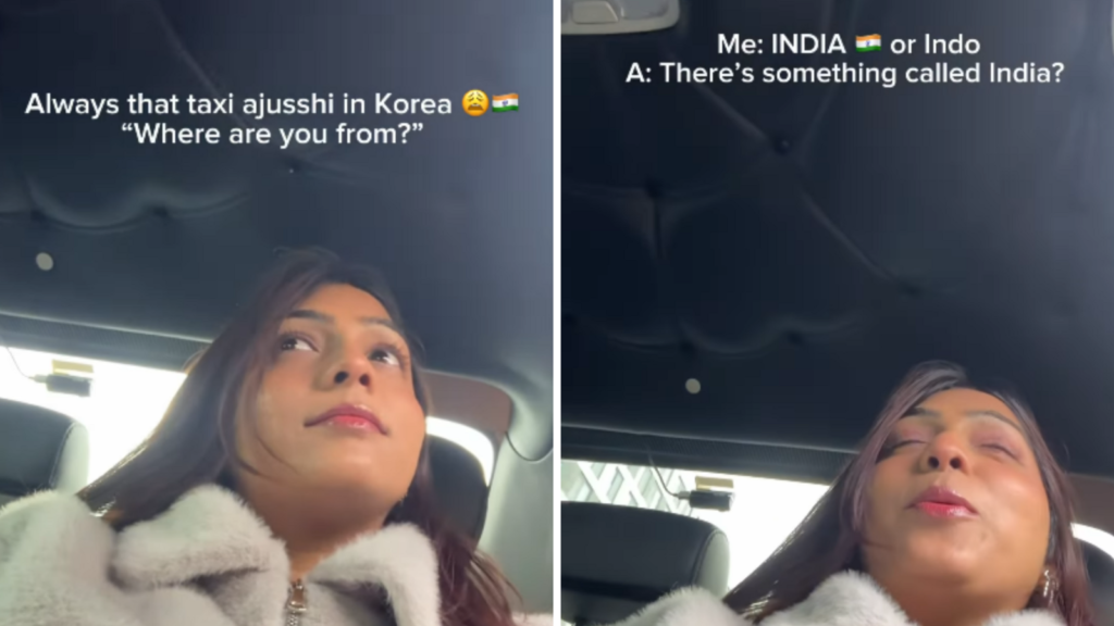 Korean driver refuses to believe India exists, woman’s bizarre conversation goes viral. Watch | Trending