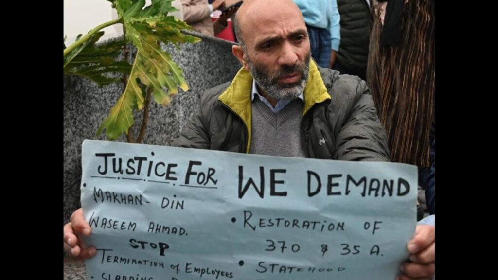 Langate AIP MLA protests civilian killings, wants statehood restored in J&K