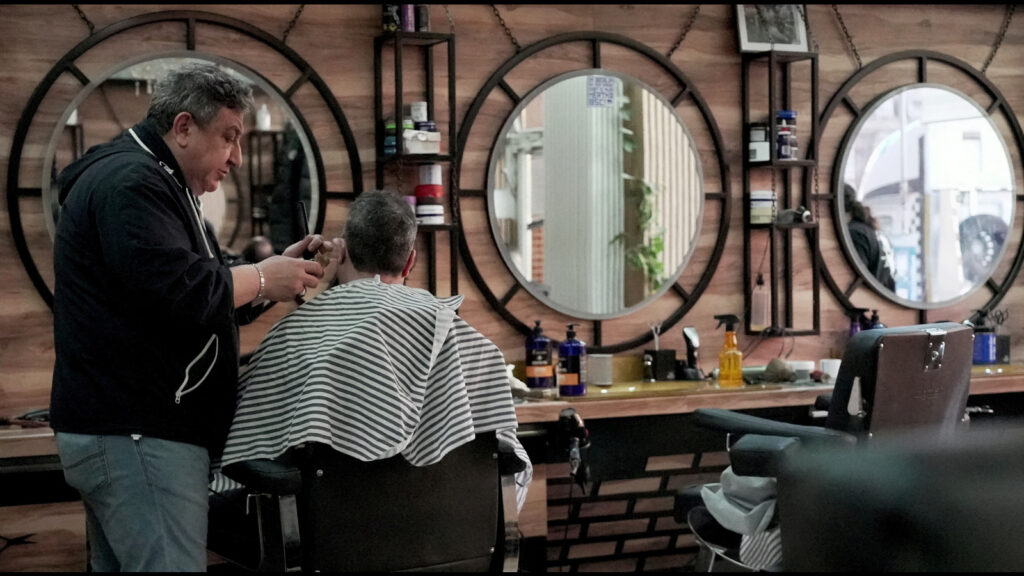 Learning linear algebra, courtesy the local salon