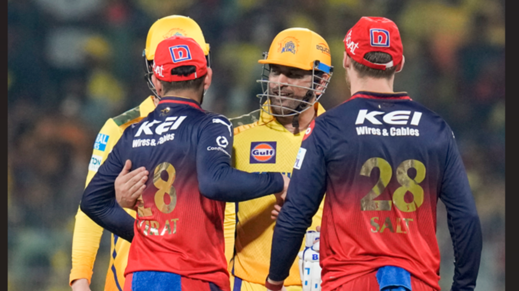 MS Dhoni and Virat Kohli’s bromance after RCB hammer CSK in front of home crowd takes the cake