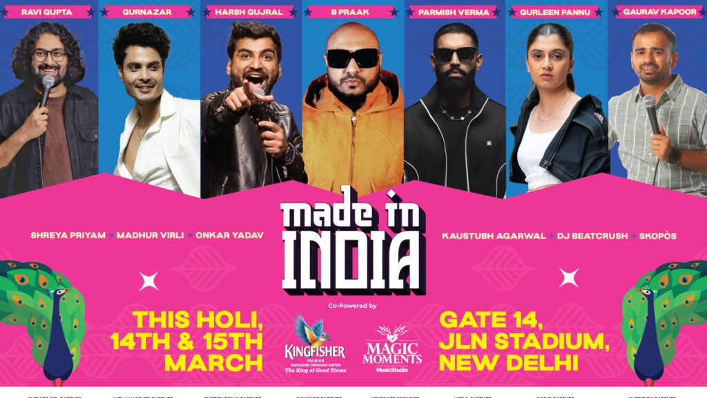 Made In India Fest 2025: The Exciting Holi & Comedy Festival Comes to Delhi
