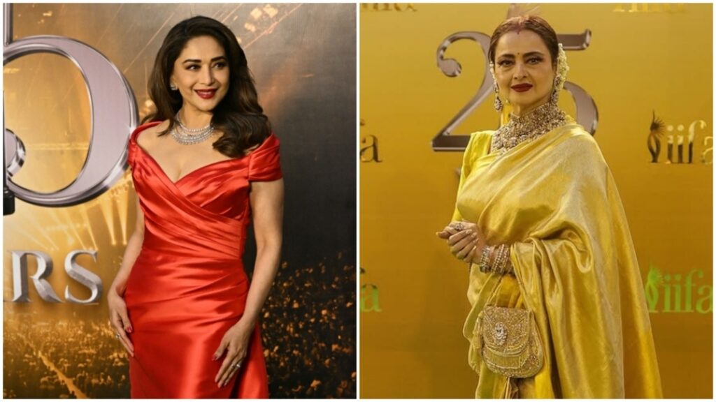Madhuri Dixit, Rekha to Uorfi Javed, Bollywood celebs dazzle in stylish looks at IIFA 2025: The best-dressed stars | Fashion Trends