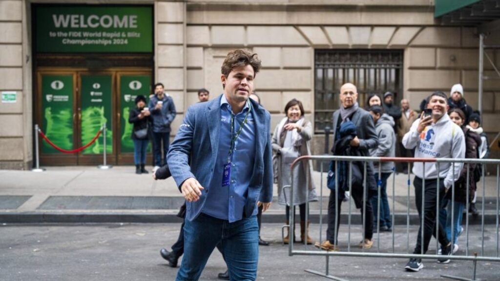 Magnus Carlsen’s controversial jeans auctioned for ₹31.5 lakh in mega-bidding war