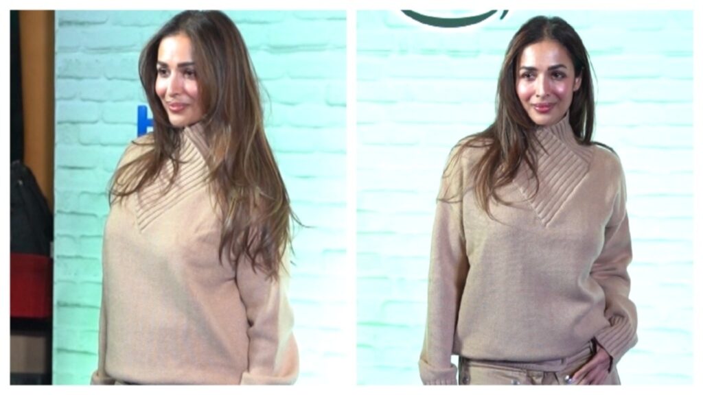 Malaika Arora’s beige sweater and cargo skirt look is giving off-duty model energy, steal styling notes from her outfit | Fashion Trends