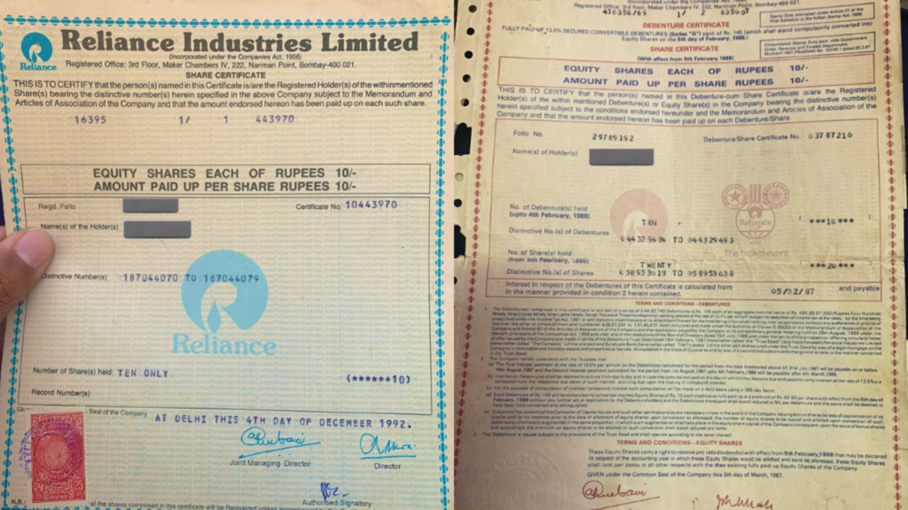 Man finds forgotten Reliance shares bought 37 years ago for ₹30, now worth ₹12 lakh