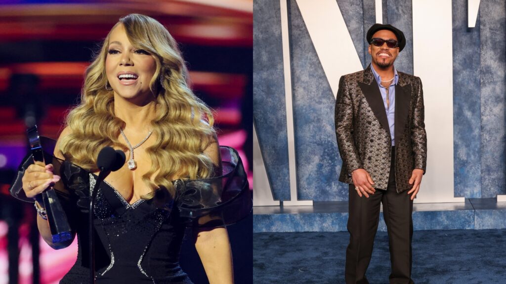 Mariah Carey and Anderson .Paak fuel dating rumours as the two sat next to each other at iHeart Awards