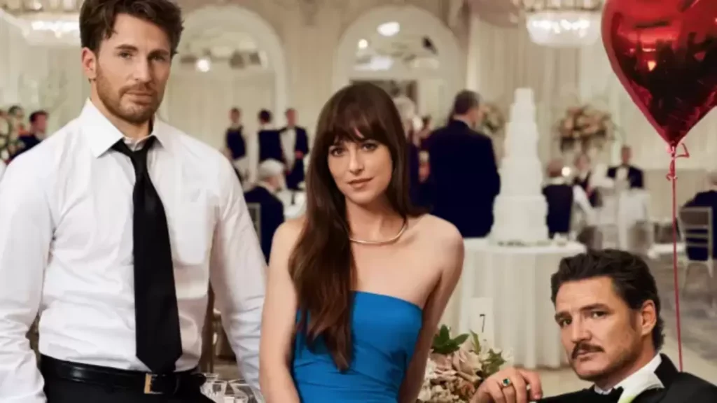 Materialists trailer: Dakota Johnson, Chris Evans and Pedro Pascal get caught in a dramatic love triangle | Watch | Hollywood