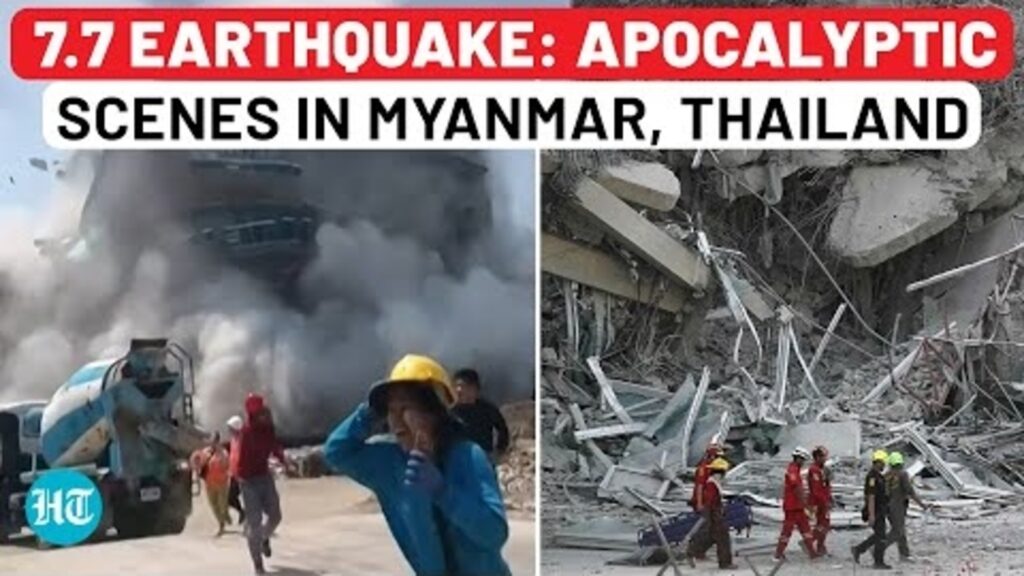 Myanmar Earthquake: Apocalyptic Scenes As Tourists Narrate Moment Of Horror In Bangkok | Thailand