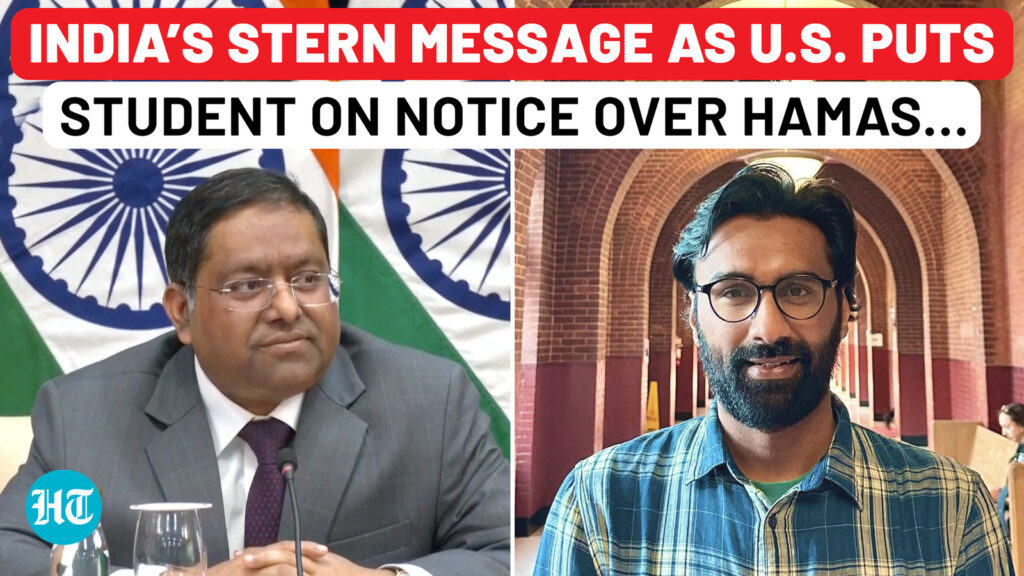 New Delhi’s Bold Message As US Takes Action Against Indian Students Accused Of Ties With Hamas | MEA