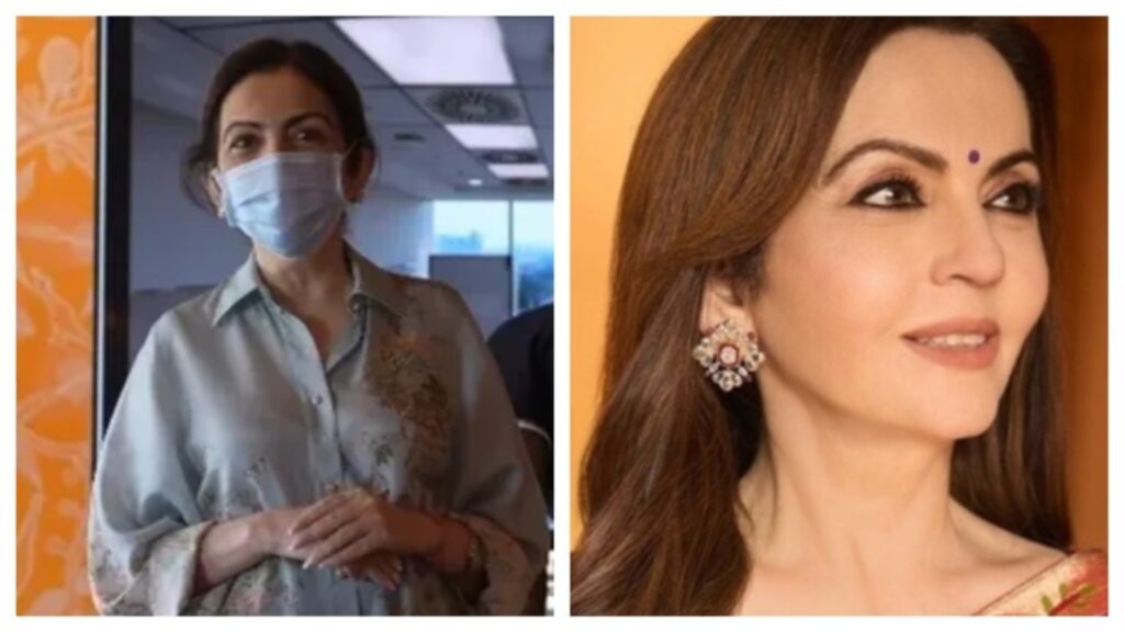 Nita Ambani in a simple floral shirt and matching pants aces casual chic fashion | Fashion Trends