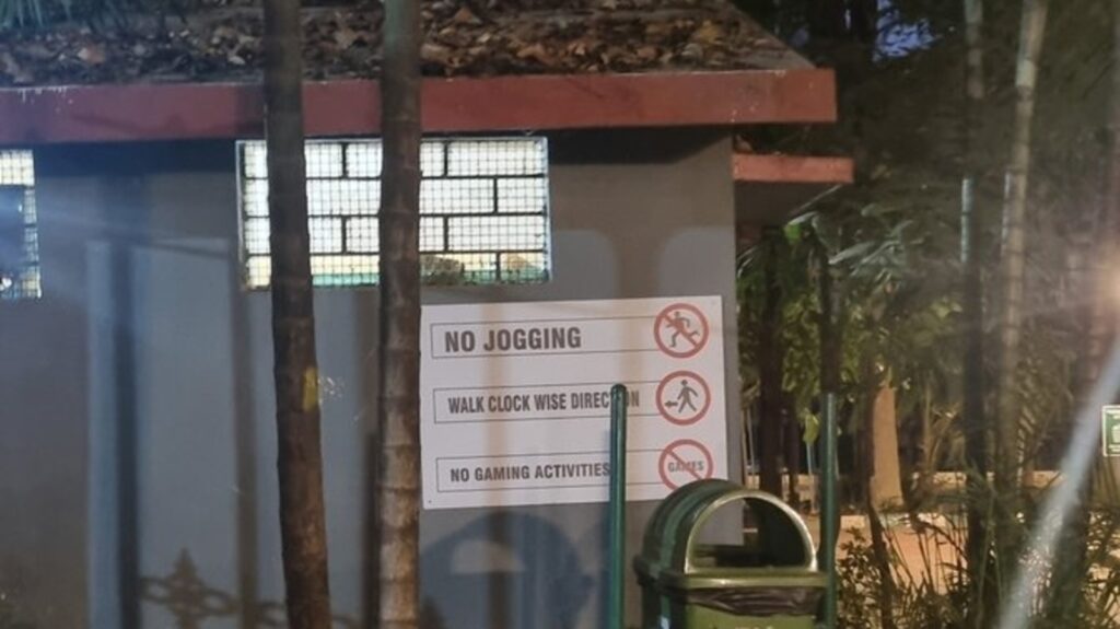 No jogging allowed in this Bengaluru park? Indiranagar resident questions ‘bizarre’ rule, sparks debate | Bengaluru