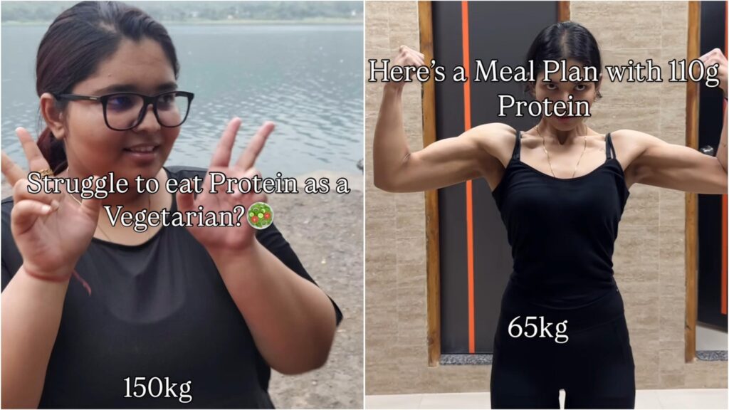 Nutritionist who lost 86 kg shares high-protein vegetarian meal plan to speed up weight loss | Health