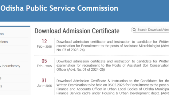 OPSC AAO Admit Card 2025 releasing today at opsc.gov.in, here’s how to download | Competitive Exams