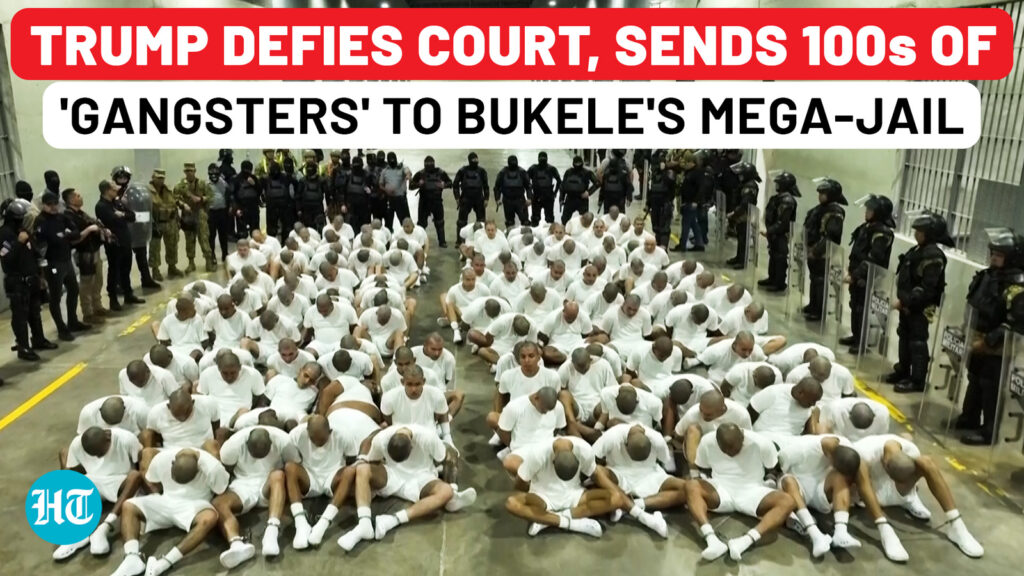 On Cam: Trump Deports 100s of ‘Gangsters’ To Bukele’s Mega Prison Amid US Court’s ‘No’| El Salvador