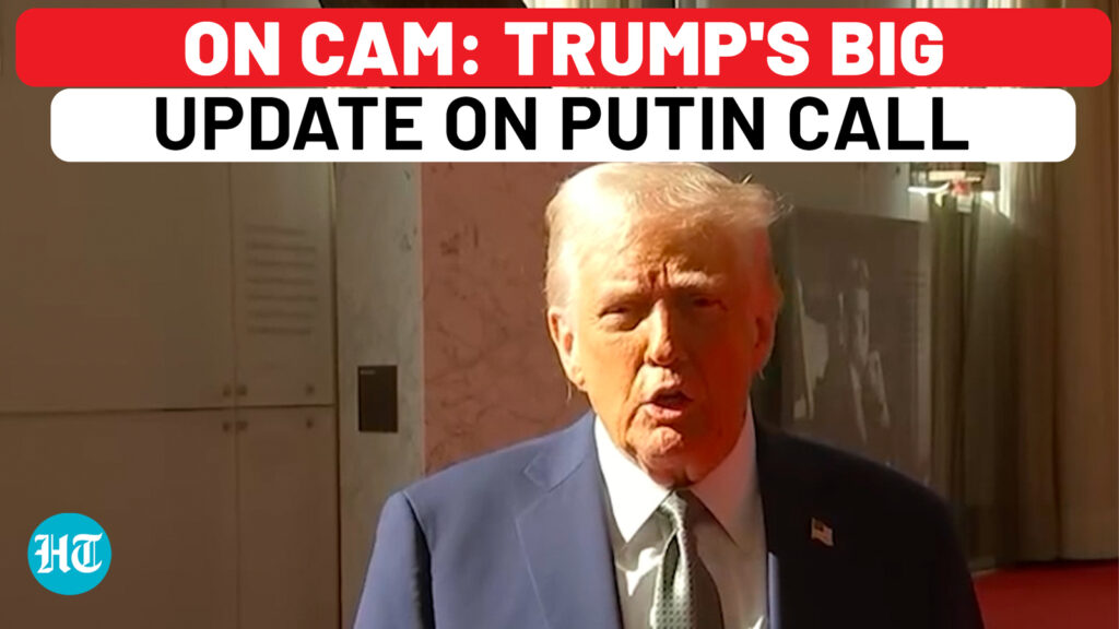 On Cam: Trump’s Big Update On Putin Phone Call Amid Suspense On Ukraine Ceasefire | Full Video