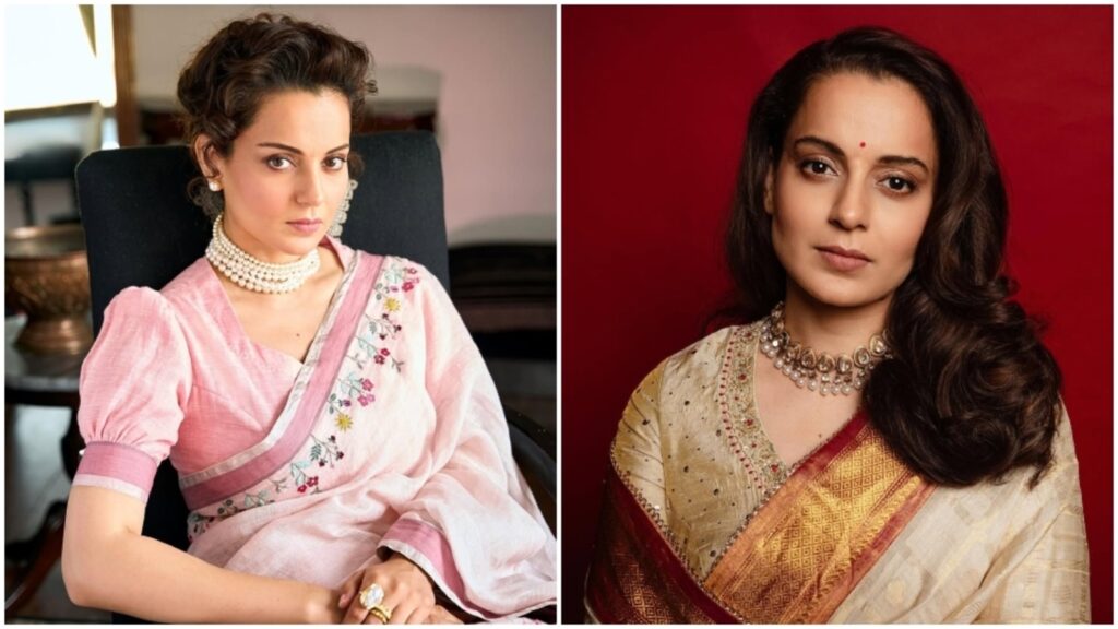 On Kangana Ranaut’s birthday, 8 sarees that prove she is queen of six yards: Cotton drapes to silk elegance | Fashion Trends