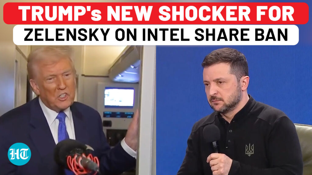 On TV, Trump’s Surprise Move On USA Banning Intel Sharing With Ukraine Amid Russia Attacks| Zelensky