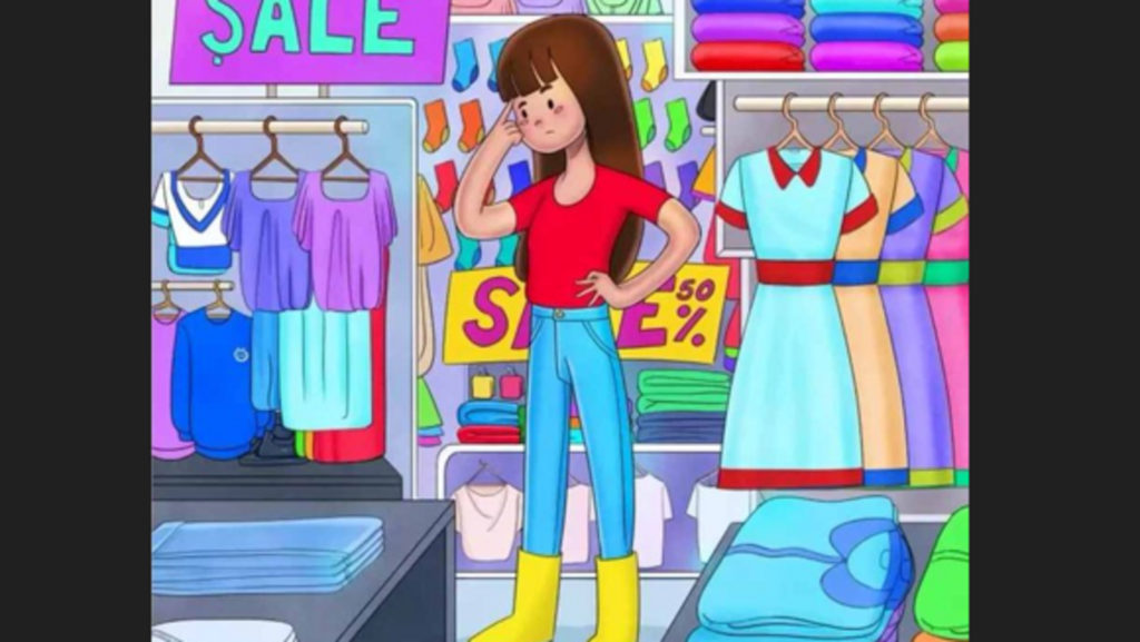 Optical illusion: This woman is searching for her missing bag in busy shop, can you spot it in 5 seconds? | Trending