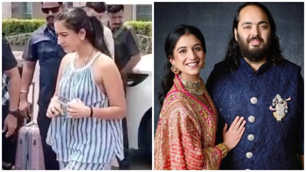 Radhika Merchant goes makeup-free with simple striped top and shorts for outing at Gateway of India. Watch | Fashion Trends