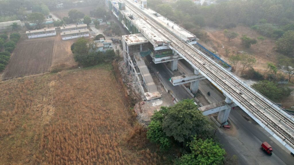 Raj Bhavan approves land transfer for construction of staircase for metro line 3
