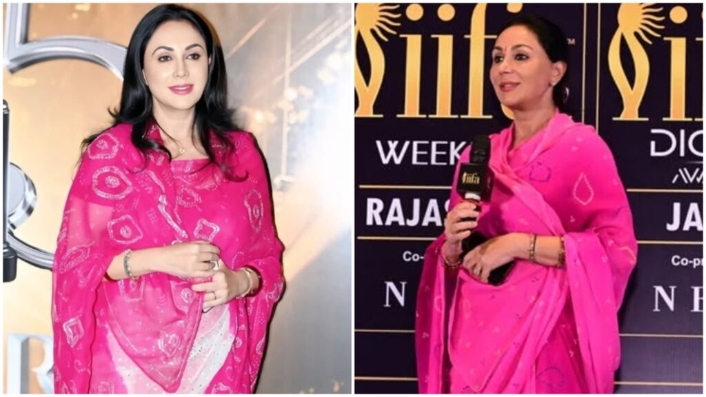 Rajasthan’s deputy CM Diya Kumari paints IIFA 2025 pink as she embodies spirit of Jaipur in 2 bandhani sarees | Fashion Trends