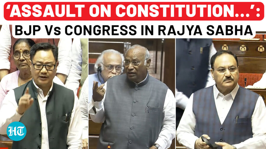 Rajya Sabha Ruckus Over Muslim Quota; ‘Congress Leader Said They Will Change Constitution’ | Watch