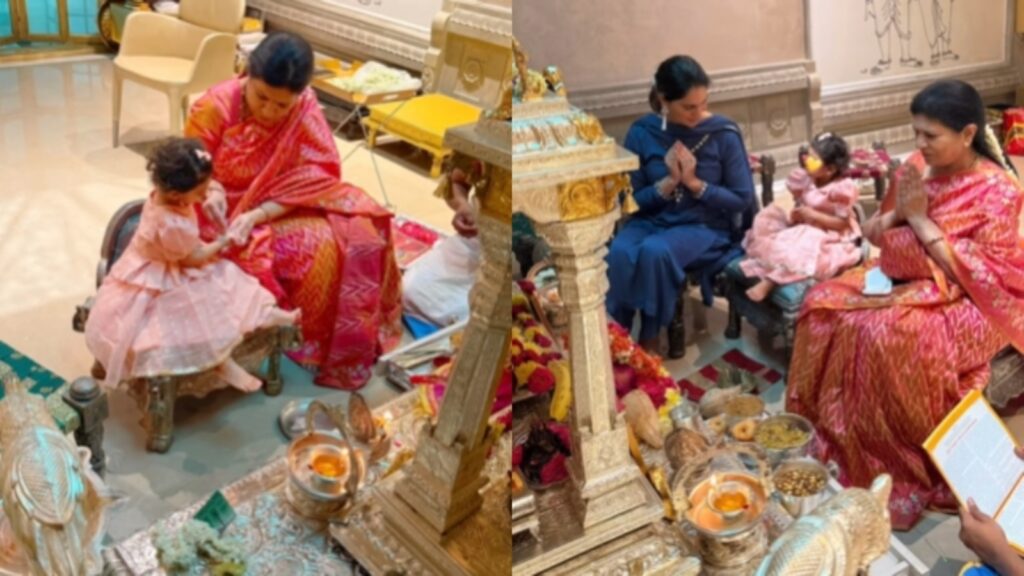 Ram Charan’s daughter Klin Kaara celebrates ‘timeless traditions’ this Ugadi with mom Upasana, grandma Surekha. See pics