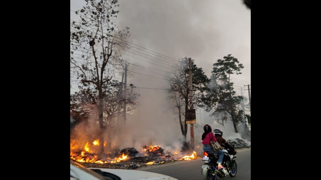 Rampant waste burning in Sec 50 poses toxic threat for Gurugram residents