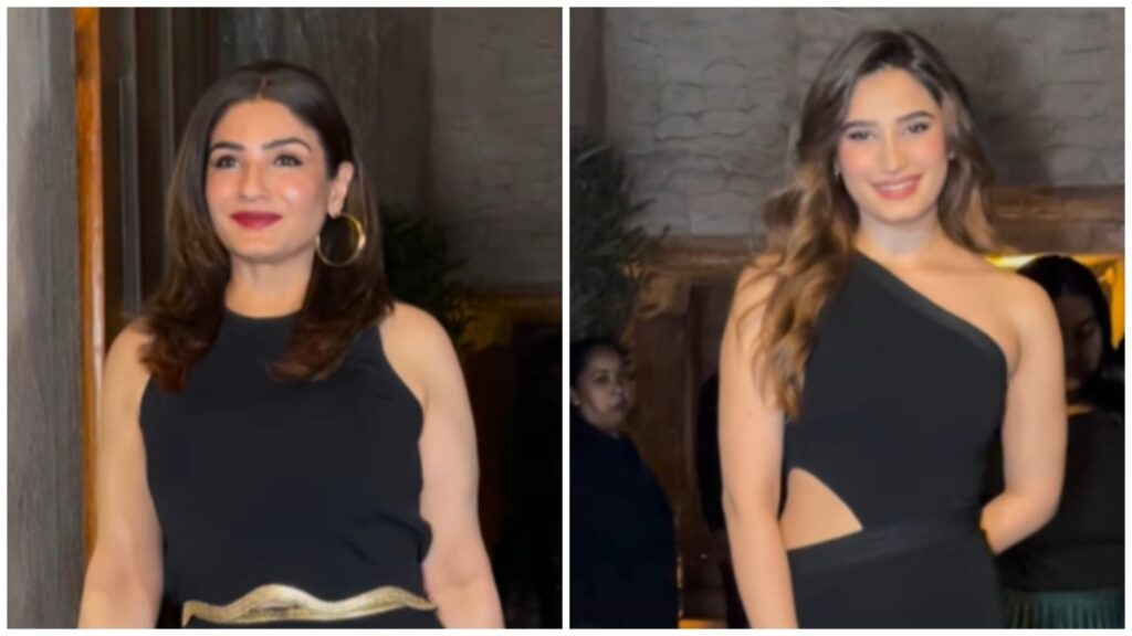 Rasha Thadani’s 20th birthday bash: Raveena Tandon at 52 wows in chic co-ord look, daughter Rasha stuns in cut-out dress | Fashion Trends