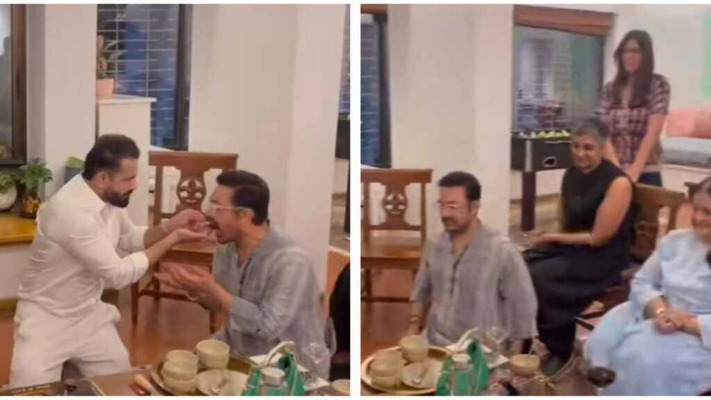 Reddit notices Aamir Khan attended Irfan Pathan’s anniversary party with Gauri Spratt; exes Kiran Rao, Reena joined too | Bollywood