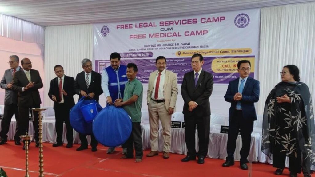 SC judges visit Manipur to monitor NALSA’s relief efforts