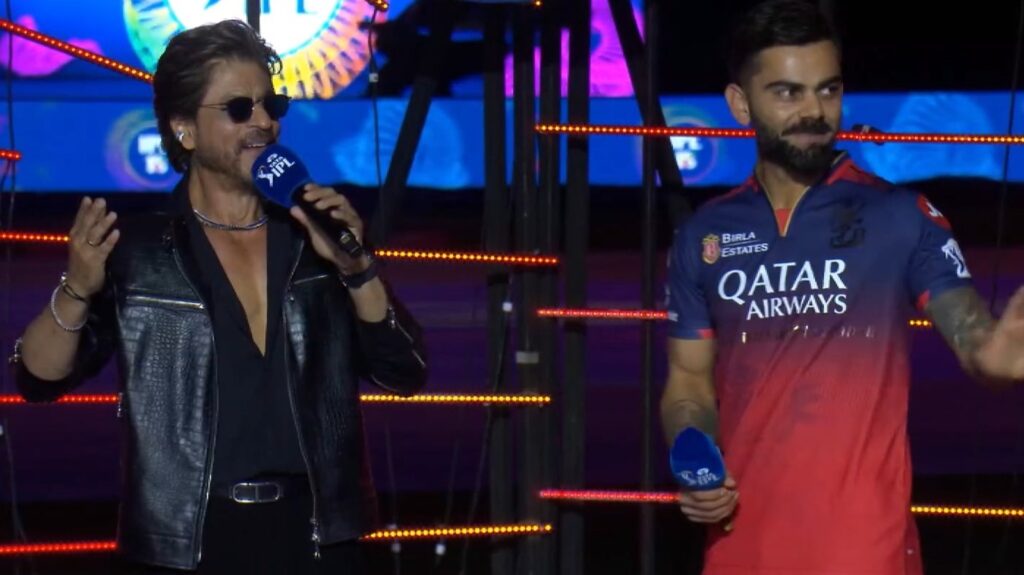 SRK, Virat Kohli’s dance moment steals the show at IPL opening ceremony as fans hail their ‘2 kings from Delhi’