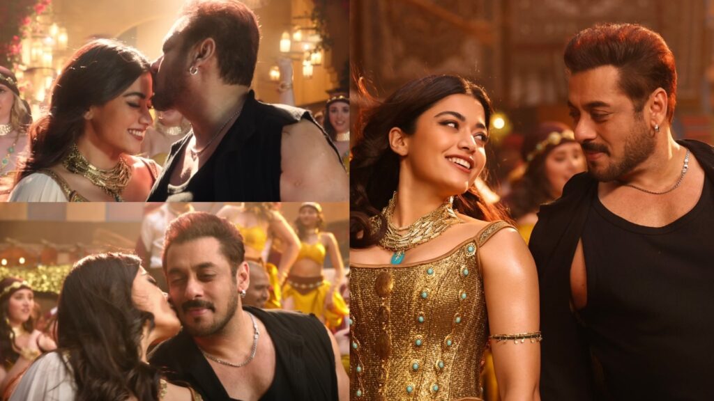 Salman Khan-Rashmika Mandanna’s cute chemistry and kisses steal the show in Sikandar Naache; fans call it a ‘banger’
